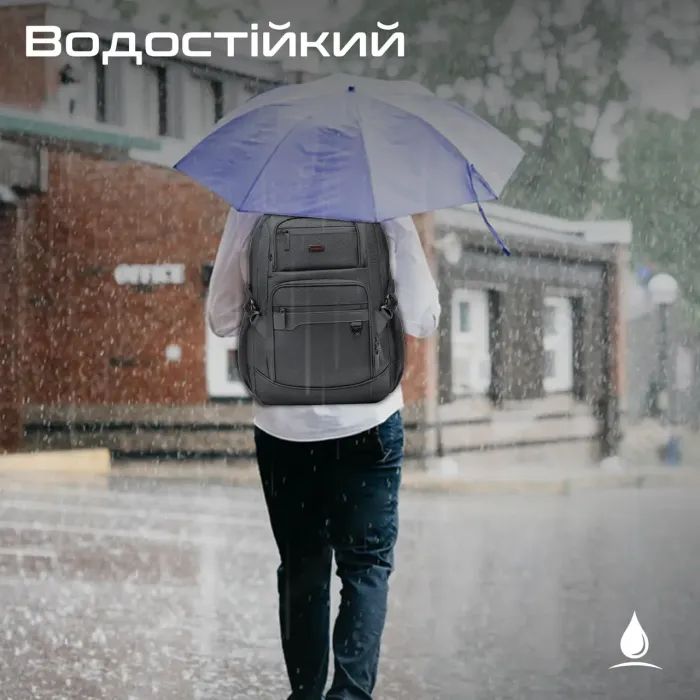 Рюкзак для ноутбука Promate 15.6" ElitePack-Lite Black (elitepack-lite) зображення 7