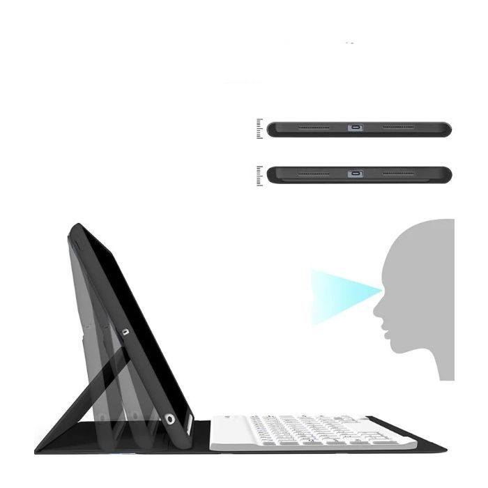 Чехол для планшета BeCover with keyboard Apple iPad Pro 11" M4 2024 Gray (712999) изображение 8