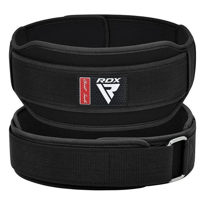 Атлетический пояс RDX RX5 Double Belt неопреновий Black S (WBD-RX5B-S)