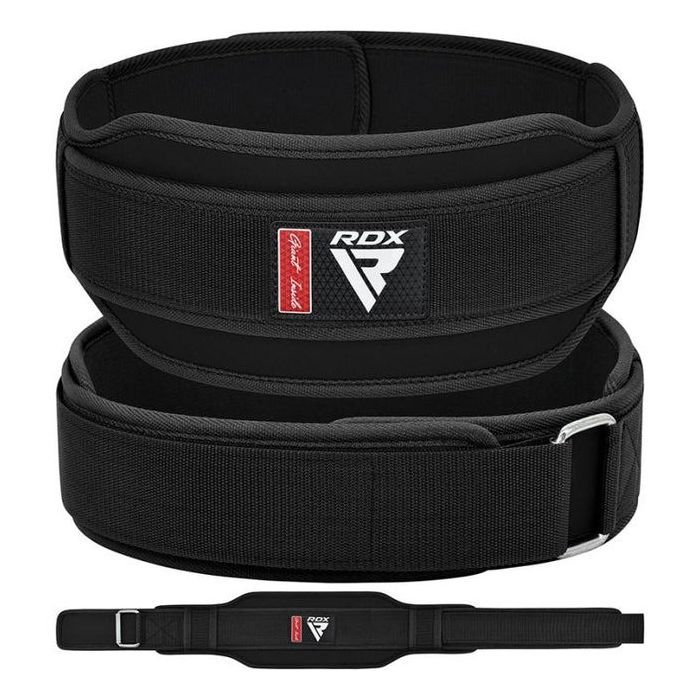 Атлетический пояс RDX RX5 Double Belt неопреновий Black S (WBD-RX5B-S) изображение 8