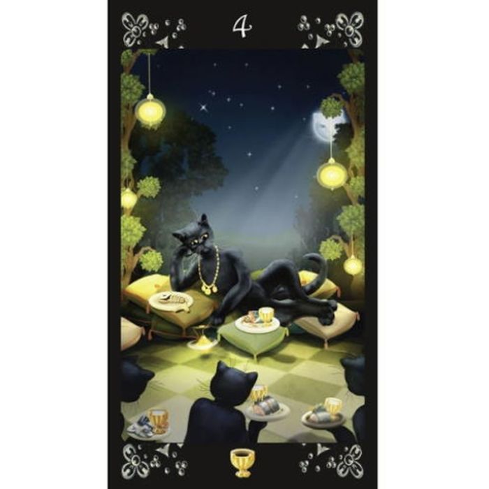 Гральні карти Scarabeo Таро Чорних Котів (Black Cats Tarot) (EX202UK) зображення 3