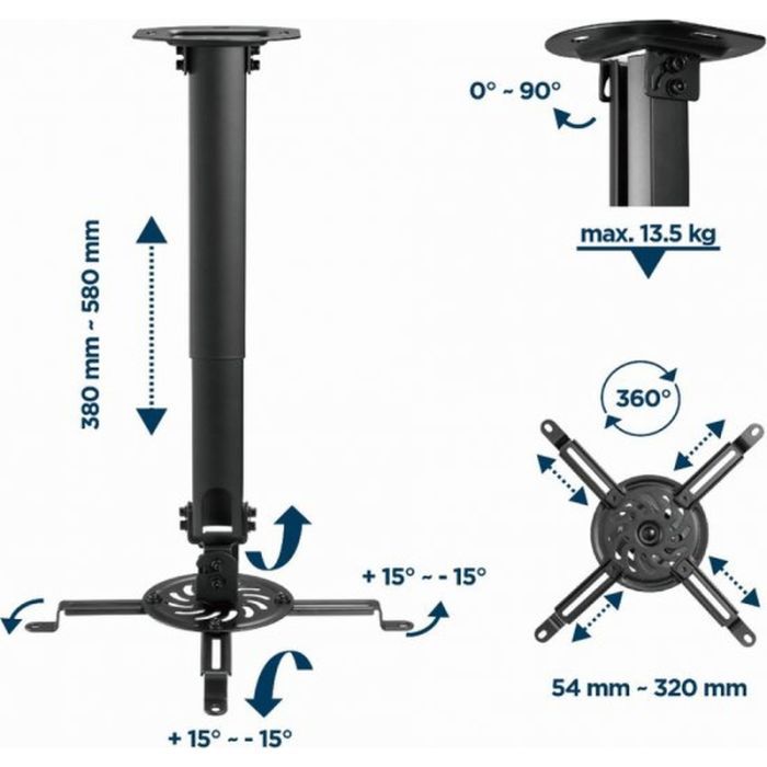 Кронштейн для проектора Gembird CM-B-01 изображение 10