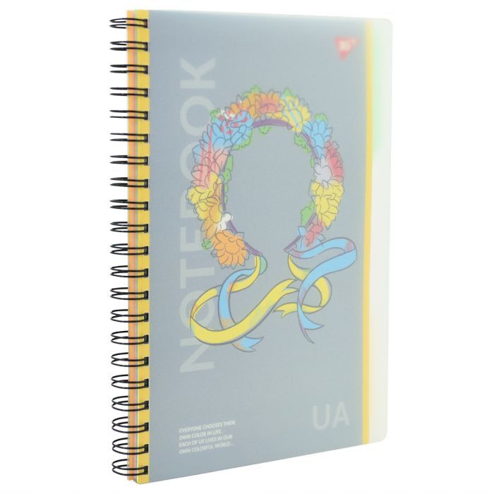 Блокнот Yes А4 Notebook UA 144 аркуша пластикова обкладинка (681943) зображення 3