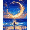Картина по номерам Santi Місяць у вогнях 40*50см LED (955068)