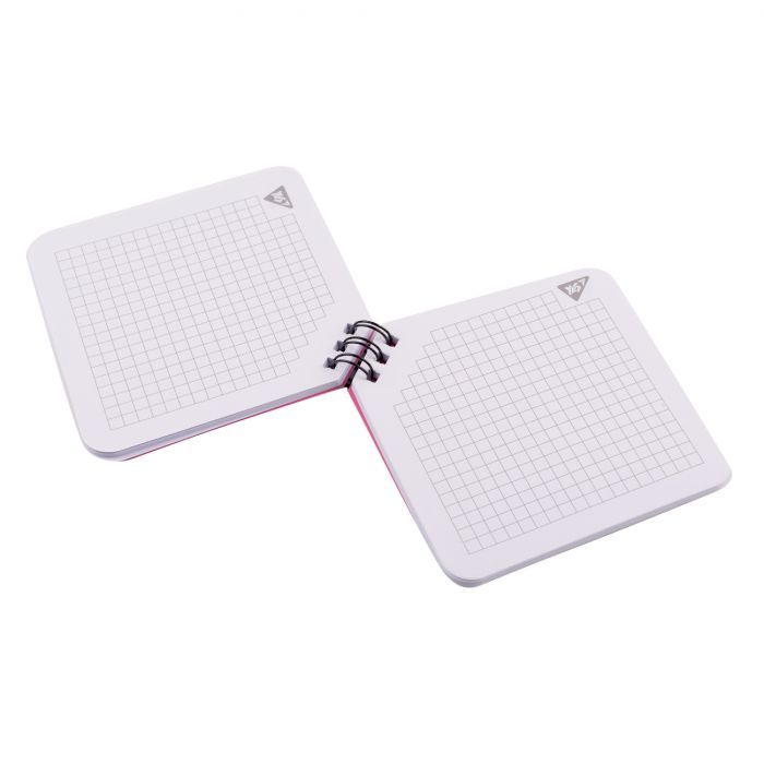 Блокнот Yes 110x110 мм 80 листов на спирали Hey Helly клетка (151821) изображение 3