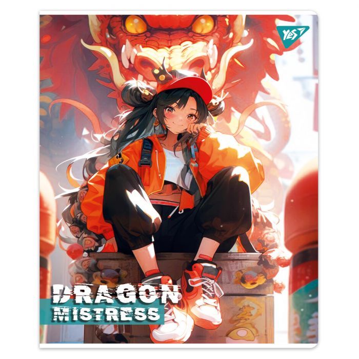 Зошит Yes Dragon mistress А5 12 аркушів клітинка (767491) зображення 4