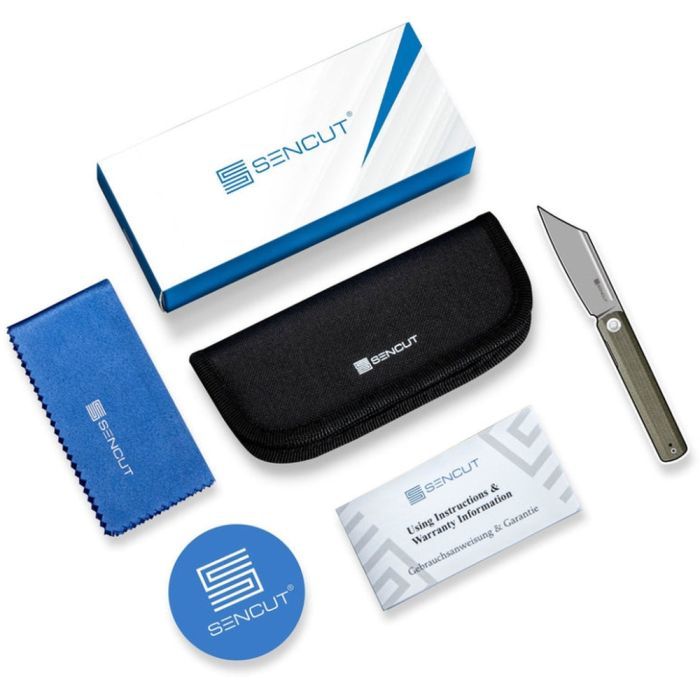 Нож Sencut Serene, Blue Aluminum, Satin (S21022B-4) изображение 8