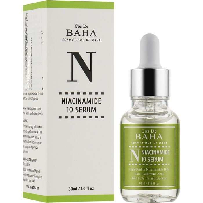 Сироватка для обличчя Cos De BAHA Niacinamide Serum with Zinc 60 мл (8809240318355) зображення 2