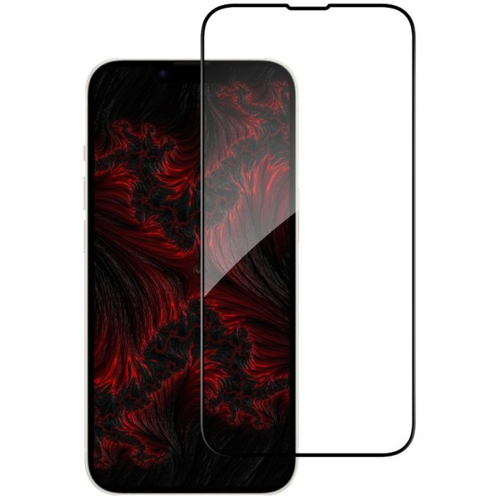 Стекло защитное Intaleo Full Glue Apple iPhone 16E Black (1283126614316) изображение 2
