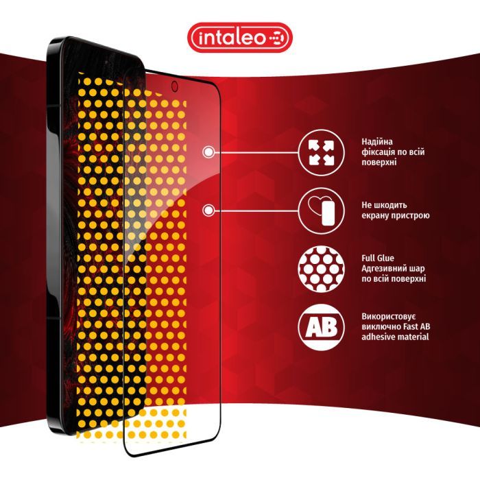 Скло захисне Intaleo Full Glue Xiaomi 13 Black (1283126559327) зображення 7