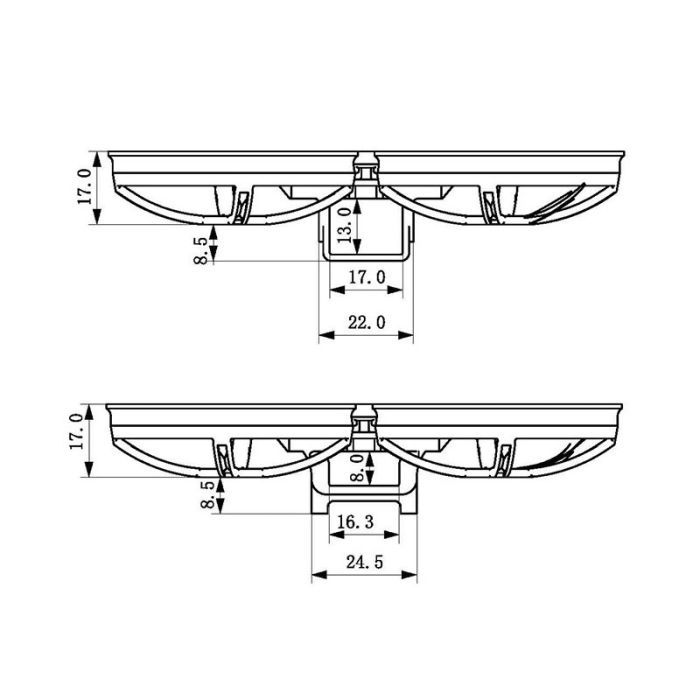 Мини FPV HappyModel Mobula8 frame (3S20159) изображение 6
