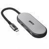 Концентратор Armorstandart USB-C to HDMI 4K, PD, 3USB, SD, microSD Grey (ARM69366) изображение 2