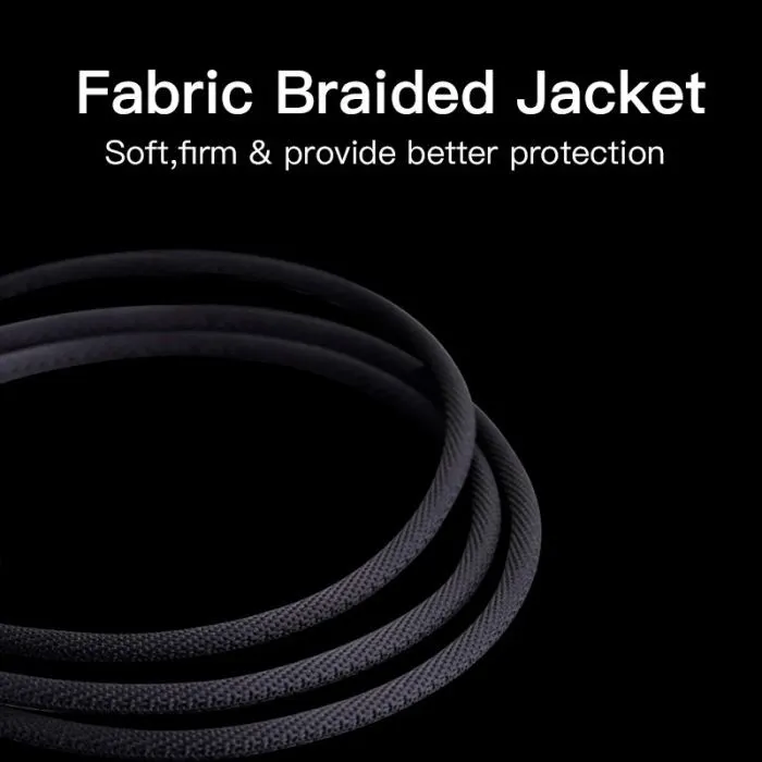 Кабель мультимедійний 3.5mm M to 3.5mm F 1.0m black Vention (BHBBF) зображення 6