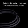 Кабель мультимедийный 3.5mm M to 3.5mm F 1.0m black Vention (BHBBF) изображение 6