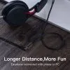 Кабель мультимедійний 3.5mm M to 3.5mm F 1.0m black Vention (BHBBF) зображення 7