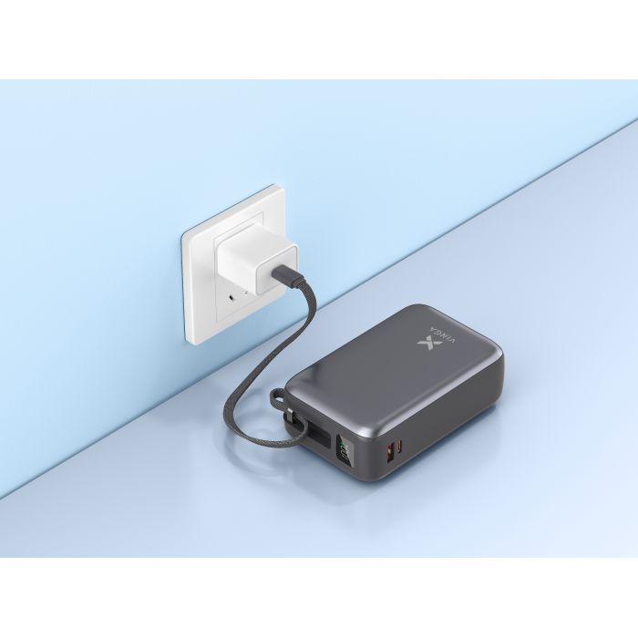 Батарея універсальна Vinga 30000 mAh 65W Display Cable (VPBB3065C) зображення 6