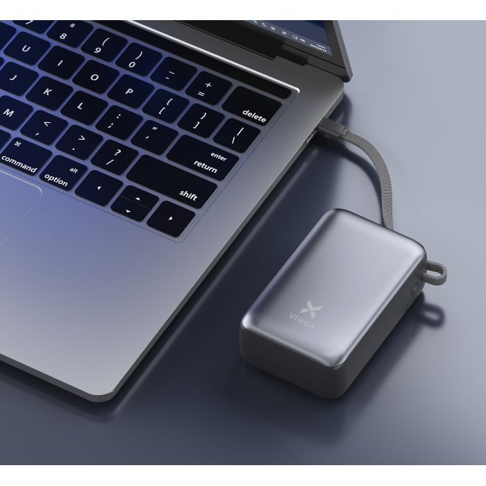 Батарея універсальна Vinga 30000 mAh 65W Display Cable (VPBB3065C) зображення 8