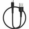 Дата кабель USB 2.0 AM to Lightning 1.0m 2A PVC BX16 black BOROFONE (6957531099512) изображение 3