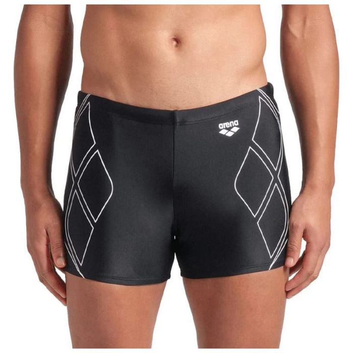 Плавки Arena Graphic Swim Short 009083-501 чорний 80 (3468337508649)