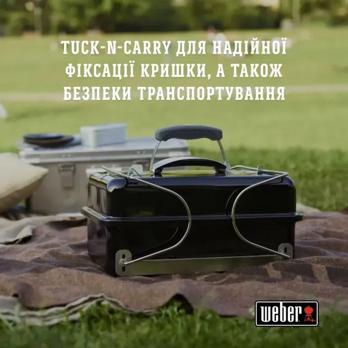 Гриль-барбекю Weber Go-Anywhere Black (1131004) зображення 9