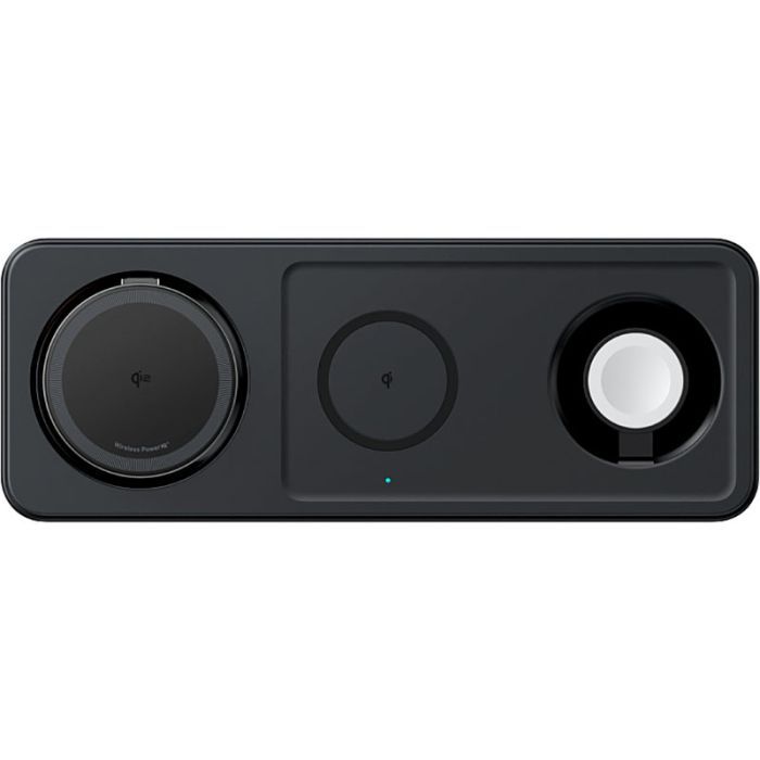 Зарядное устройство Anker MagGo Wireless Charging Station 15W 3-in-1 Pad Black (B25M1311) изображение 5