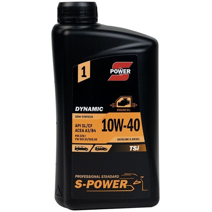 Моторное масло S-POWER DYNAMIC TSI 10W-40 1л