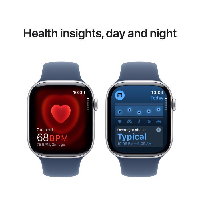 Смарт-часы Apple Watch Series 10 GPS + Cellular 42mm Jet Black Aluminium Case with Black Sport Band - M/L (MWX73QH/A) изображение 5