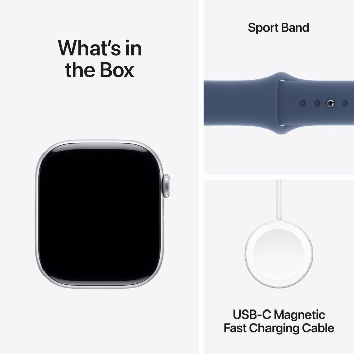 Смарт-часы Apple Watch Series 10 GPS + Cellular 42mm Jet Black Aluminium Case with Black Sport Band - M/L (MWX73QH/A) изображение 9
