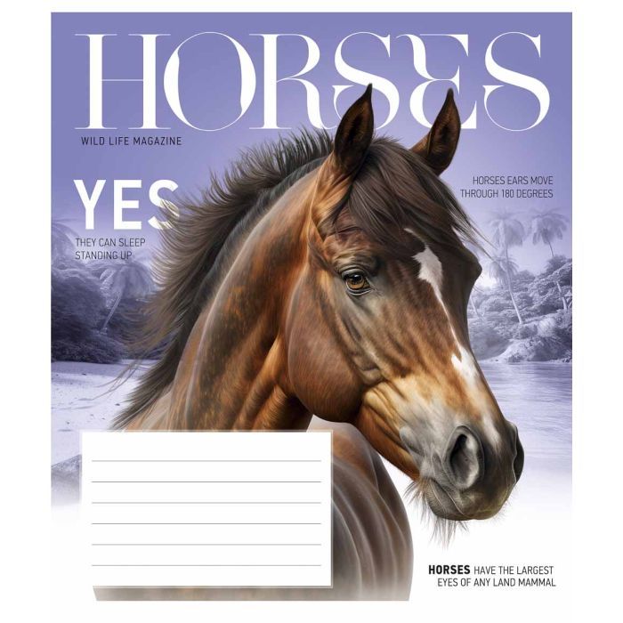 Тетрадь Школярик Fauna magazine 12 листов линия (012-3428L) изображение 5