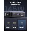 Батарея универсальная Ugreen 25000mAh 145W PD/3.0, QC/3.0, наскр. живл. 65Вт (PB205) (90597A) изображение 4