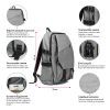 Рюкзак туристический NikiBo Modern 15л сірий (30010405-07) изображение 6