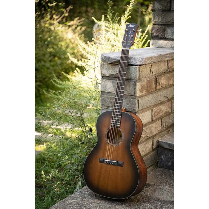 Гитара электроакустическая Cort Core-PE Mahogany (Open Pore Black Burst) изображение 3