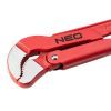 Ключ Neo Tools трубний, 45°, робочий діапазон 0-38мм, 420мм (02-421) зображення 2