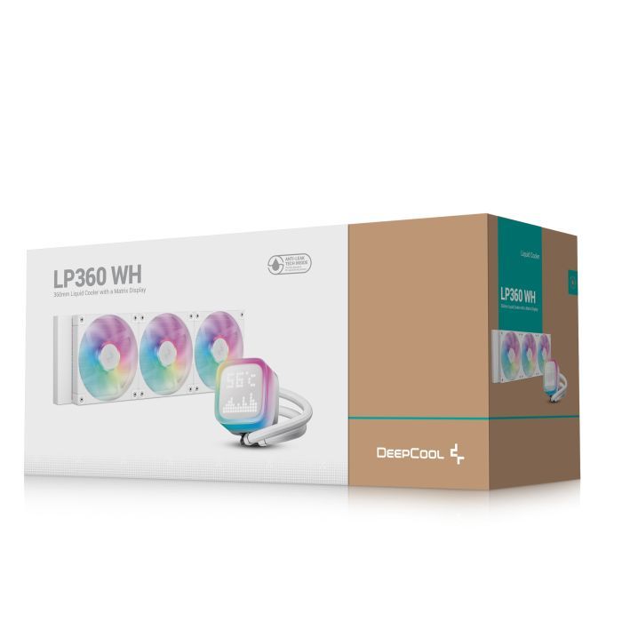 Система рідинного охолодження Deepcool LP360 ARGB White (R-LP360-WHMSMC-G-1) зображення 7