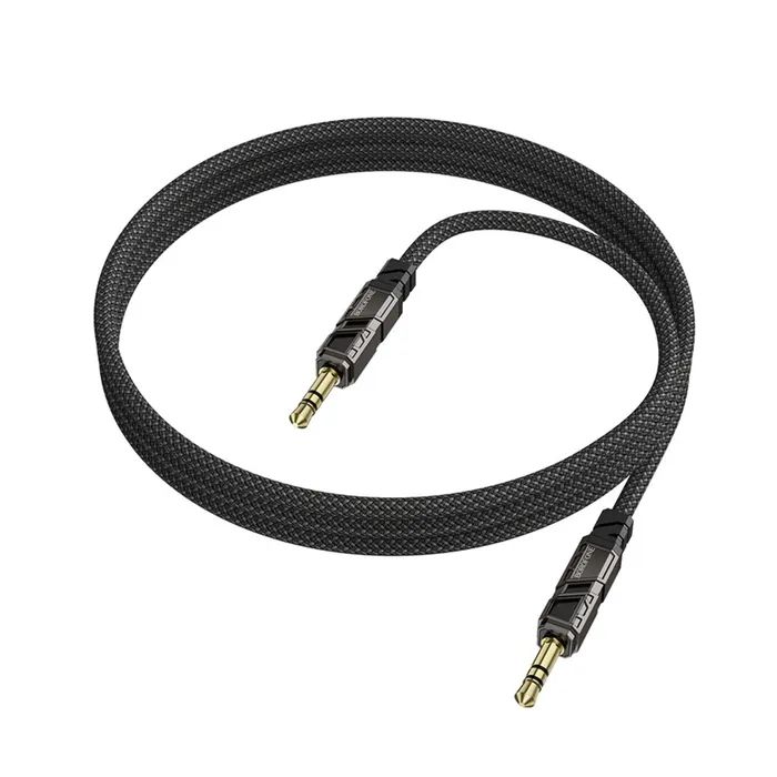 Кабель мультимедійний 3.5mm M to 3.5mm M 1.0m black BOROFONE (6941991117725) зображення 2