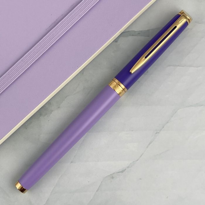 Ручка перьевая Waterman HEMISPHERE Colour Blocking Purple GT  FP F (12 580) изображение 7