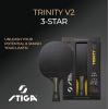Ракетка для настільного тенісу Stiga Ракетка для настільного тенісу Stiga Trinity 3 Star ver.2 FL (1213-1208-3 (931706) зображення 7