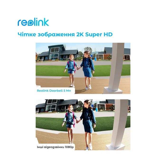 Дверний дзвінок Reolink Video Doorbell WiFi (D340W) зображення 11