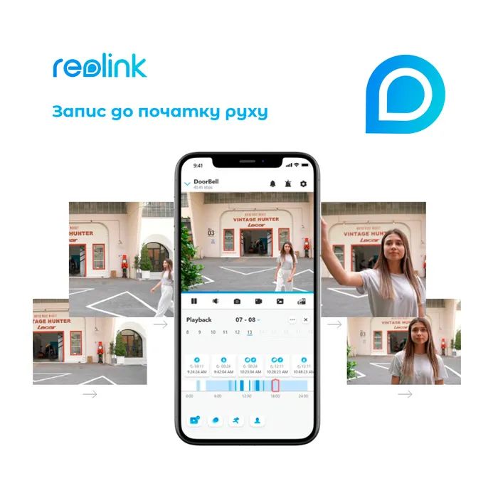 Дверний дзвінок Reolink Video Doorbell WiFi (D340W) зображення 12