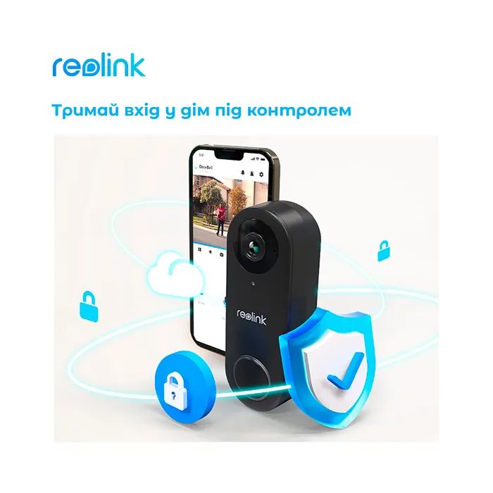 Дверний дзвінок Reolink Video Doorbell WiFi (D340W) зображення 8