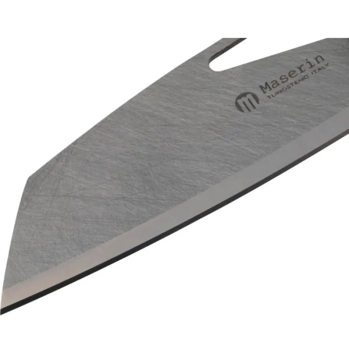 Ніж Maserin W1 Tungsteno, карбід вольфрама, fat carbon, чорно-зол (373/WTG) зображення 6