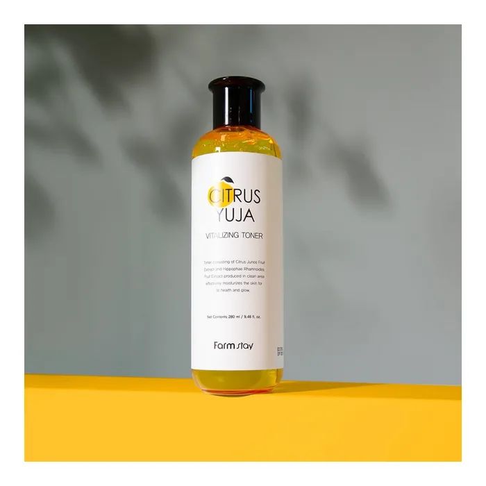 Тонік для обличчя FarmStay Citrus Yuja Vitalizing Toner 280 мл (8809809802011) зображення 3