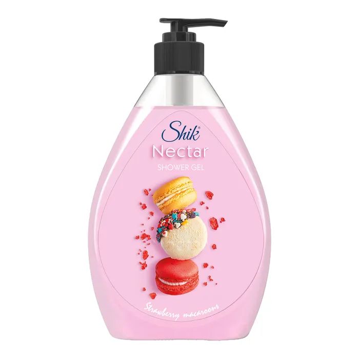 Гель для душа Shik Nectar Strawberry Macaroons 900 г (4823107606984)