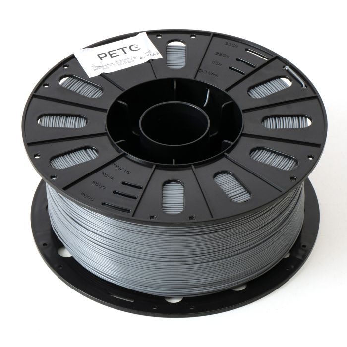 Пластик для 3D-принтера DRUKAR PETG 1.75мм, 2.5кг, gray (DRKPETG2,5GR1) зображення 2