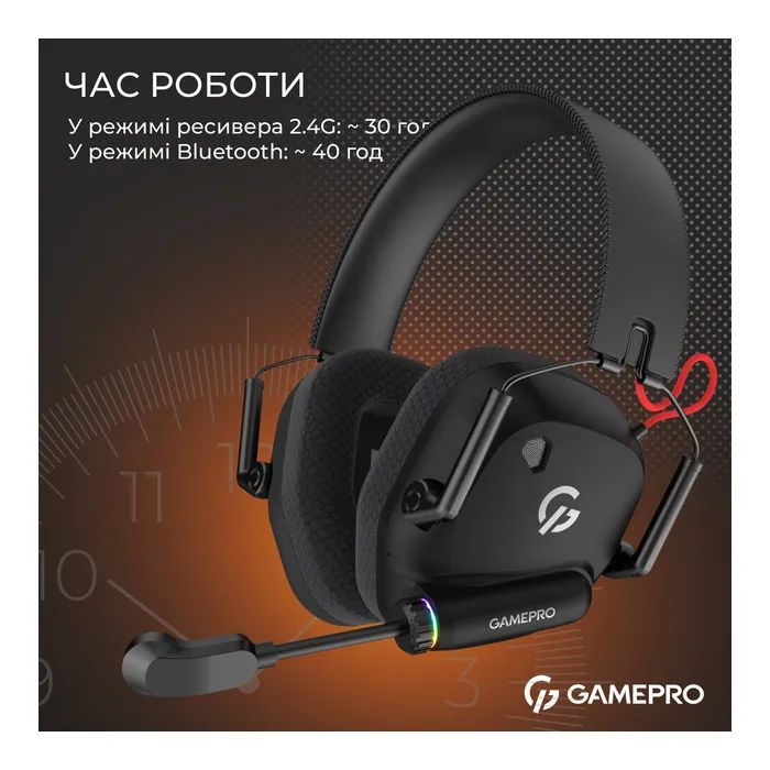 Навушники GamePro Genesis Mercury Pro 3-Mode White (HSW120W) зображення 10
