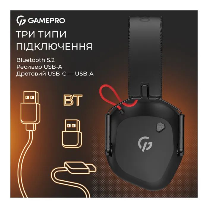 Навушники GamePro Genesis Mercury Pro 3-Mode White (HSW120W) зображення 6