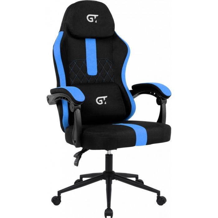 Крісло ігрове GT Racer X-2326 Black/Blue (X-2326 Fabric Black/Blue) зображення 2