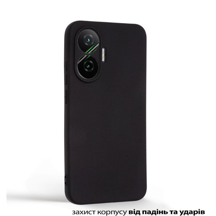 Чохол до мобільного телефона BeCover Silicone Poco F7 Black (713776) зображення 3