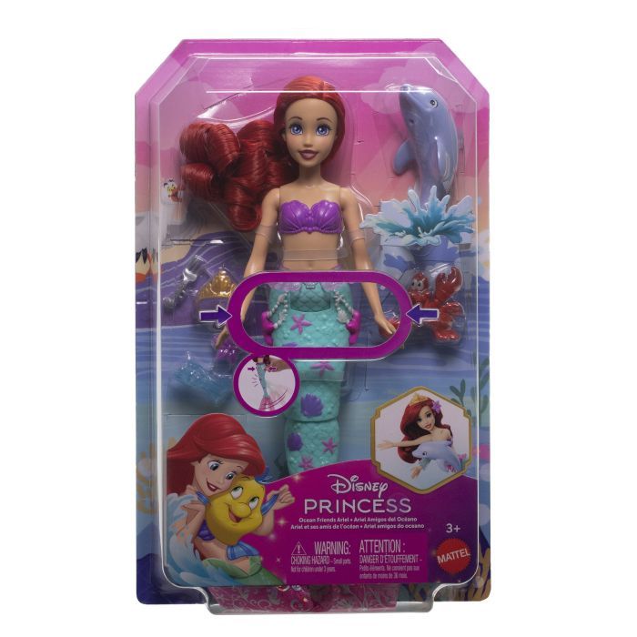 Кукла Disney Princess Подводные приключения Ариэль (JFC39) изображение 4
