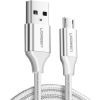 Дата кабель USB 2.0 AM to Micro 5P 1.5m 2A US290 white Ugreen (60152)
